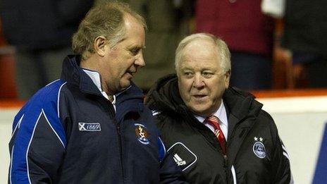 Jimmy Nicholl and Craig Brown