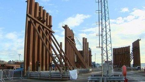 New Forth crossing being built