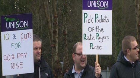 The Unison protest