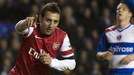 Arsenal's Santi Cazorla