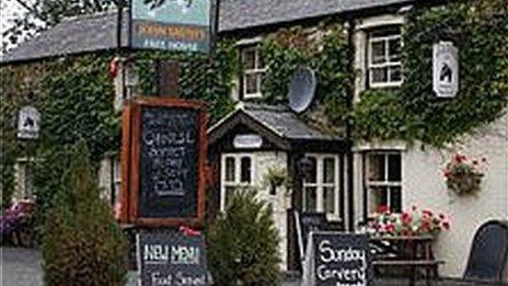 The Black Horse in Maesbrook