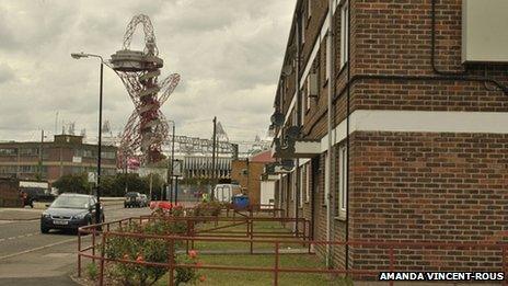 Houses on the Carpenters Estate near the Olympic Park