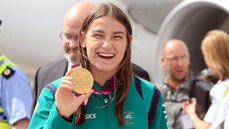 Katie Taylor won Ireland's only gold medal at the London Olympics