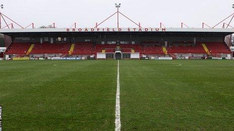 Crawley Town's Broadfield Stadium