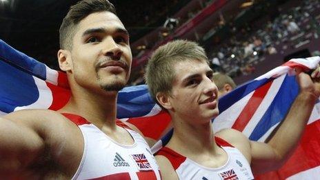 Louis Smith and Max Whitlock