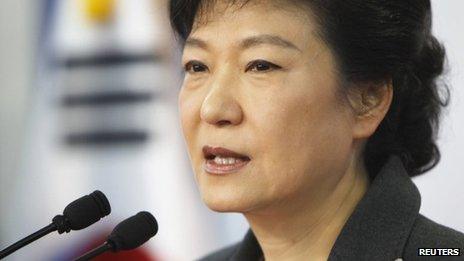 Park Geun-hye, speaking in Seoul on 20 December 2012