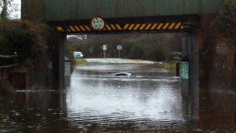 Submerged Porsche