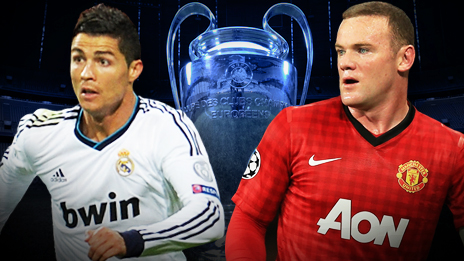 Cristiano Ronaldo and Wayne Rooney