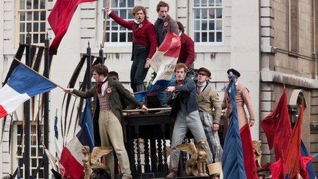 A scene from Les Miserables