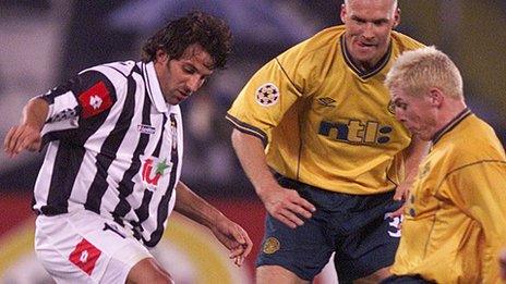 Alessandro del Piero and Neil Lennon