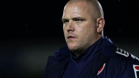 Morecambe manager Jim Bentley