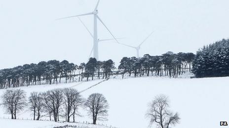 Snow near Inverurie