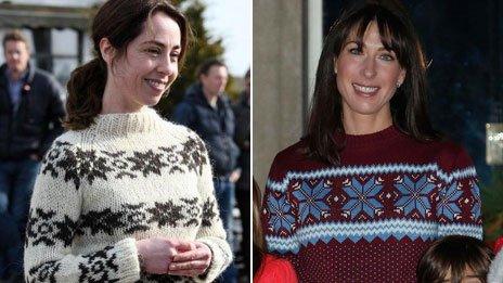 L-R: Sarah Lund (Sofie Grabol), Samantha Cameron