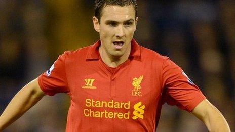 Liverpool winger Stewart Downing