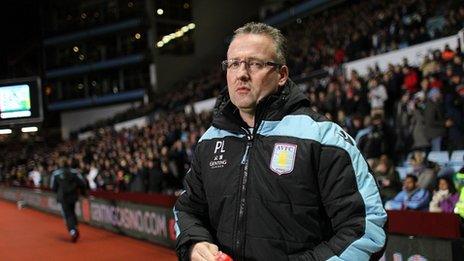 Aston Villa boss Paul Lambert