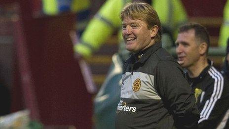 Motherwell manager Stuart McCall