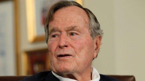 Former US President H W Bush. Photo: 29 March 2012