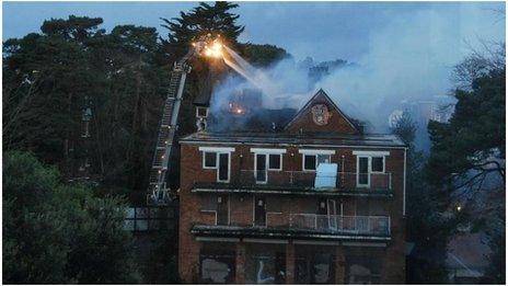 Cliff End Hotel fire