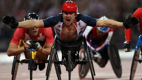 Wheelchair racer David Weir