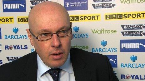 Reading manager Brian McDermott