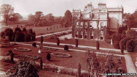 Archive view of Dyffryn House