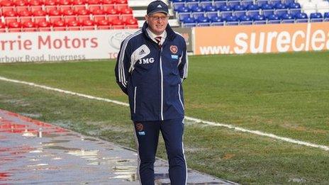 Hearts manager John McGlynn