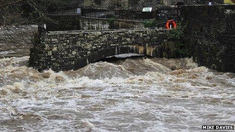 Aberdulais falls near Neath