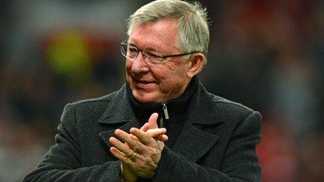 Manchester United manager Sir Alex Ferguson