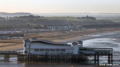 The refurbished pavilion