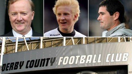 Andy Appleby, Nigel Clough, Will Hughes, Pride Park