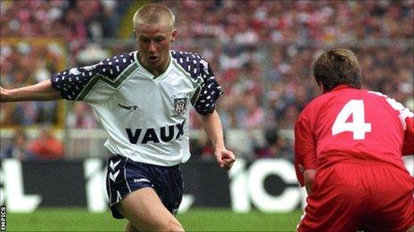 David Rush in the FA Cup final