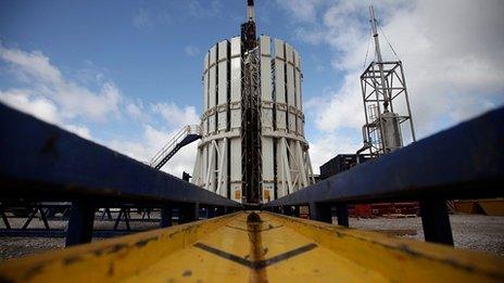 Cuadrilla plant in Lancashire Getty