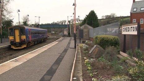 Train on the Tarka Line