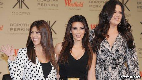 Kourtney, Kim and Khloe Kardashian