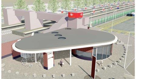 Artist's impression of proposed site