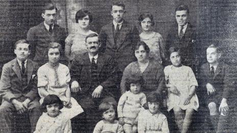 F. W. Crowe and his family, as pictured in the Evening Leader newspaper on 19 June, 1925. The caption on the photo, by Algernon Smith, Wrexham, read: Mr and Mrs F. W. Crowe and family, of Salisbury Road, Wrexham, who leave Wrexham for Canada today (Friday). Picture courtesy of leaderlive.co.uk