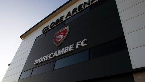 Globe Arena, home of Morecambe