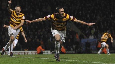 Rory McArdle scores for Bradford