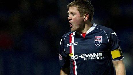 Ross County skipper Richard Brittain