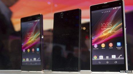 Sony Xperia Z smartphones