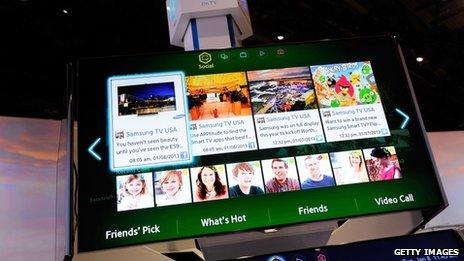 Samsung's smart hub at CES