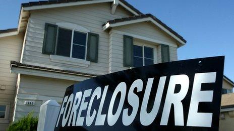 Foreclosure of house in US recession