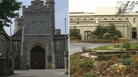 HMP Kingston (left) and Camp Hill prisons