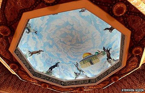 Ceiling inside the Presidential Palace