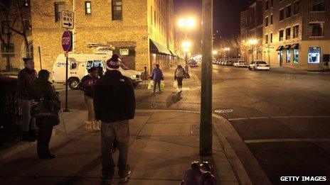 Scene of a shooting in Chicago on 8/1/13