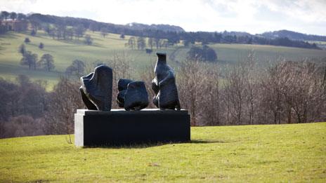 Henry Moore Three Piece Reclining figure