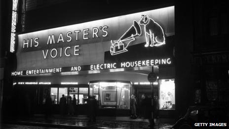 HMV Oxford Street circa 1949