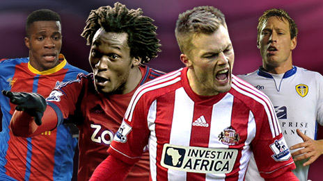 Wilfried Zaha, Romelu Lukaku, Seb Larsson, Luciano Becchio