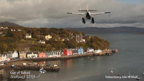 Seaplane on the Isle of Mull