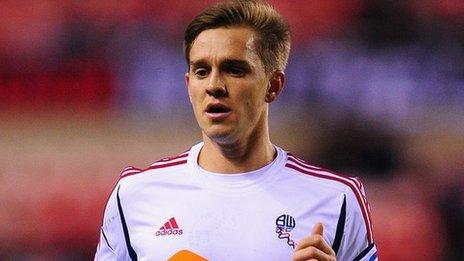 Bolton Wanderers midfielder Stuart Holden